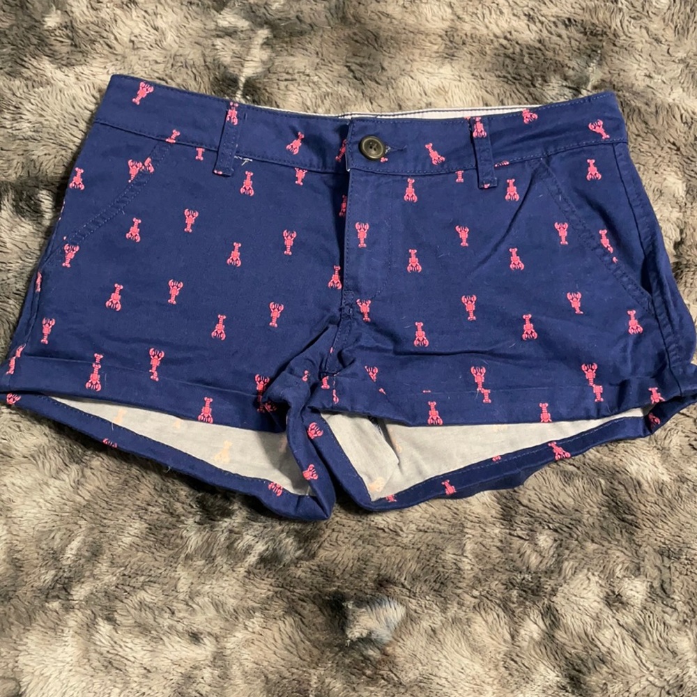 Lobster Print Shorts